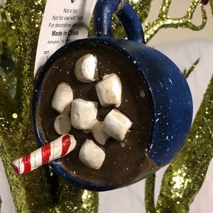 RAZ hot chocolate ornament